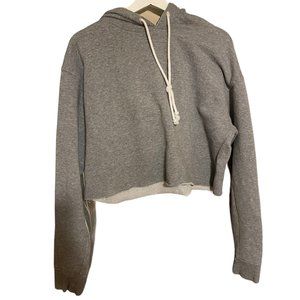 Grey Cropped Wilde Fable Sweatshirt